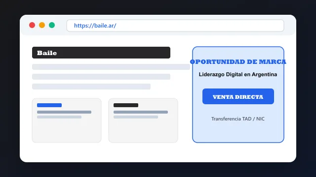 Modelo de aplicación comercial y proyectos digitales para baile.ar